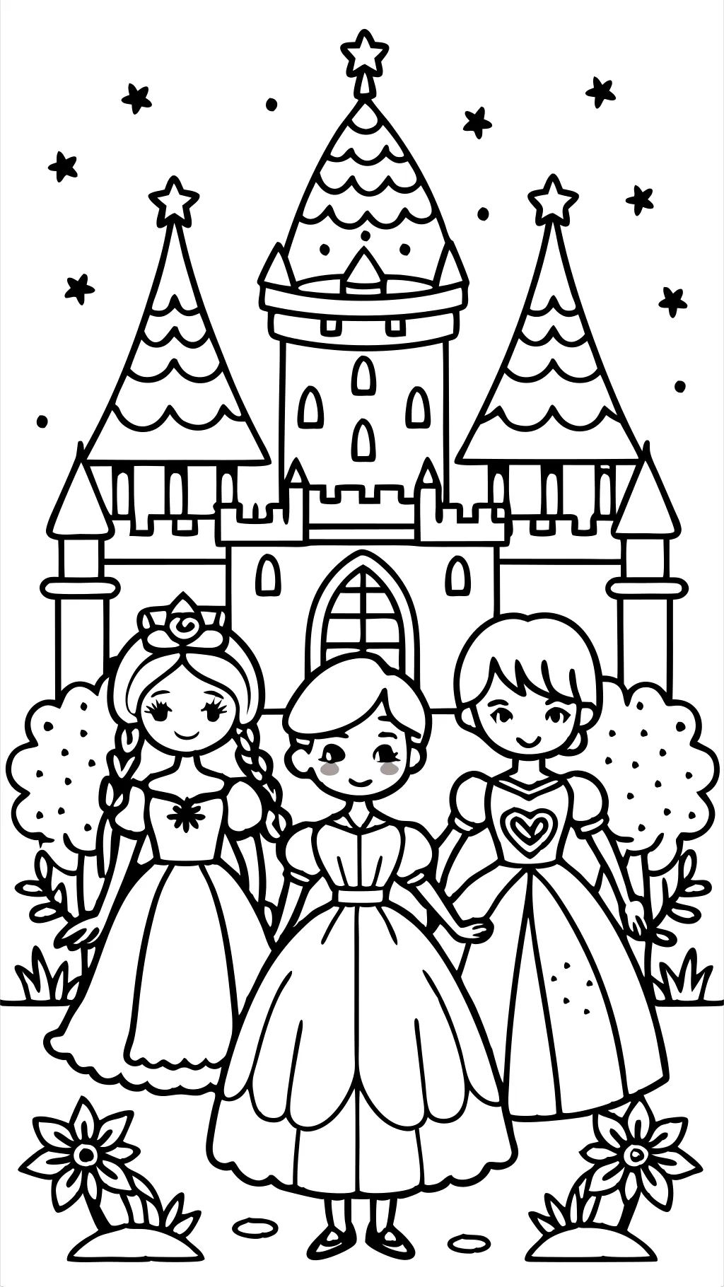 princesas para colorear